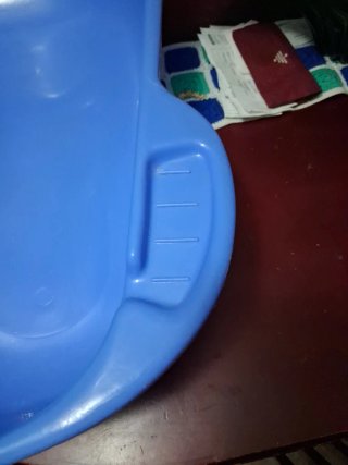 Bañera bebé/cachorro azul