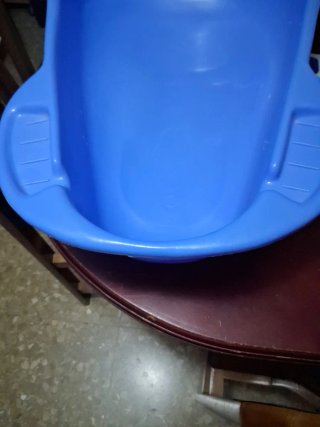 Bañera bebé/cachorro azul