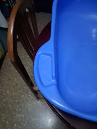 Bañera bebé/cachorro azul