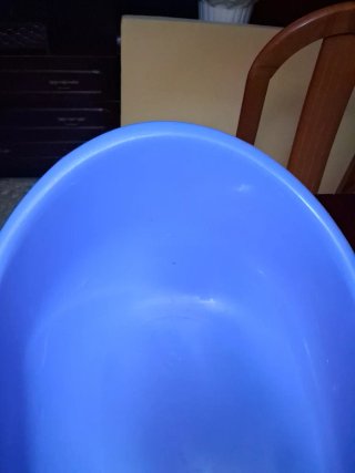 Bañera bebé/cachorro azul