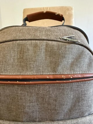 Mochila Picnic/Camping Marrón y Gris