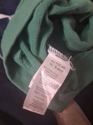 Lotto Felpa Primigi 6 anni + Pantalone Blu