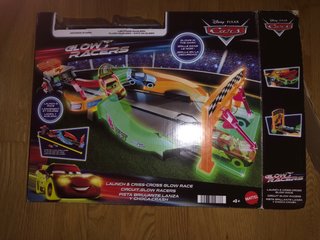 Pista Cars Glow Racers Disney Pixar