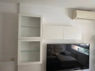 Armario almacenaje cristal Ikea blanco