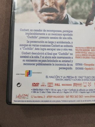 DVD El Halcón y la Presa