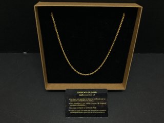E734203-0 CADENA ORO 18K 30CM