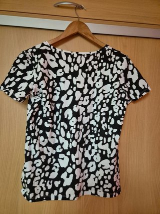 Camiseta Estampada Animal Print Talla L