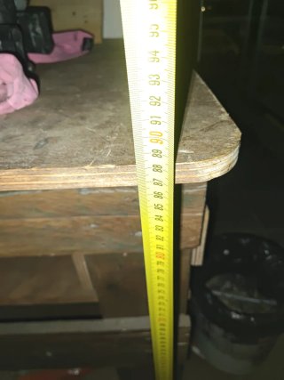 Mesa de trabajo de madera
