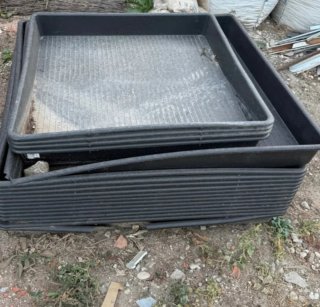 Lote 11 bandejas cultivo 100x100 y 120x120