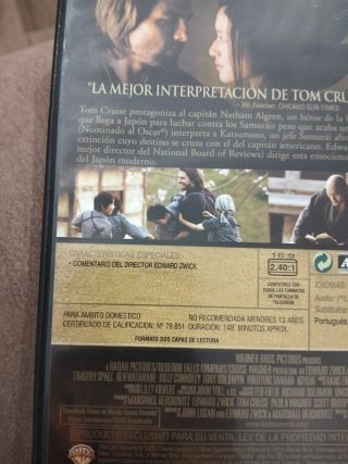 El Último Samurái DVD