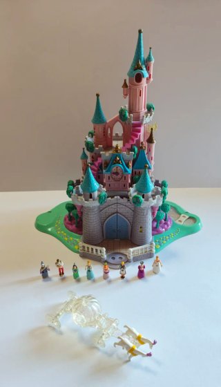 Castillo Polly Pocket Disney Cenicienta 1996