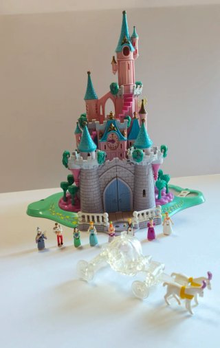 Castillo Polly Pocket Disney Cenicienta 1996