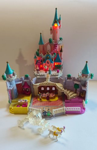 Castillo Polly Pocket Disney Cenicienta 1996