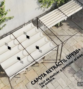 PERGOLA RETRACTIL 4x3
