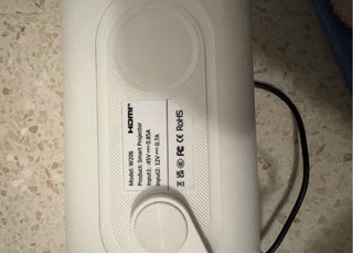 Proyector Blanco y Dorado