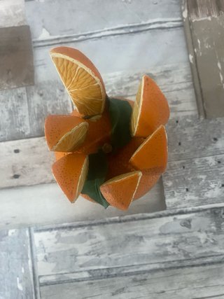 Set di coltelli vintage con design a forma di arancia