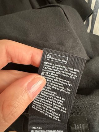Vestido negro midi & Other Stories T.36