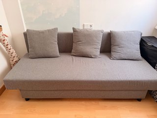 Sofá Cama Ikea 3 Plazas Gris ÄLVDALEN