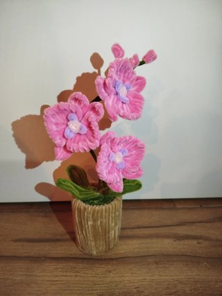 Orquídea Maceta Hecha a Mano