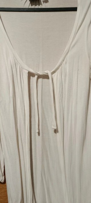 Chaquetilla larga blanca