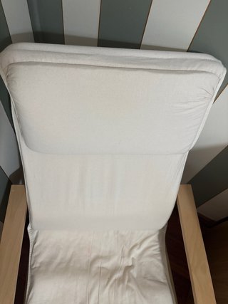 Silla Ikea Tela Madera Beige
