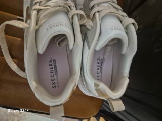 Scarpe Skechers Donna Argento Bianco