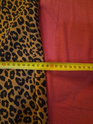 Falda larga Zara estampado leopardo talla L