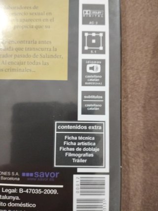 DVD Millennium 2: La Chica Que Soñaba