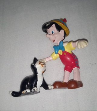 Figura PVC Disney Pinocho y Gato Figaro