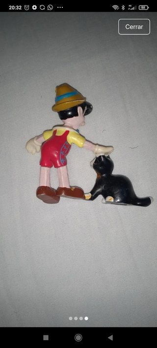 Figura PVC Disney Pinocho y Gato Figaro