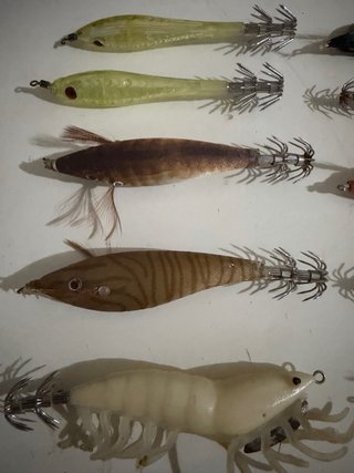 10 Señuelos para Calamar
