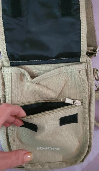Bolso bandolera Kuoni beige