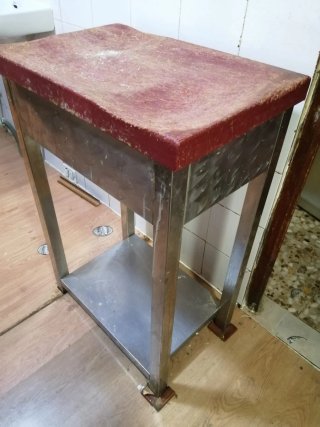 Tajo Carnicero Acero Inox / Fibra 60x40x120