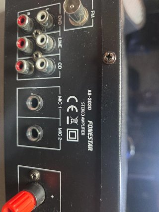 Amplificador Fonestar AS-3030 No funciona!