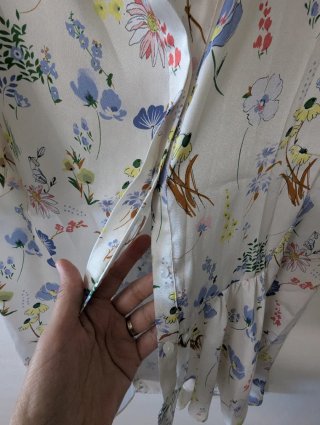 Blusa Ana Sousa floral manga curta tam S