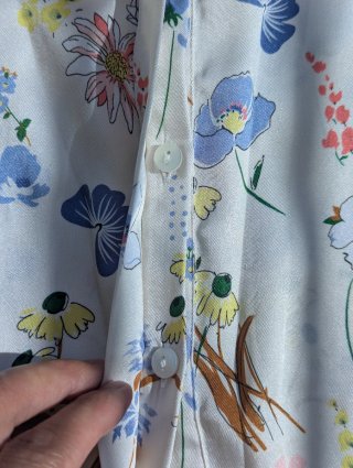 Blusa Ana Sousa floral manga curta tam S
