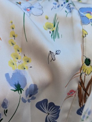 Blusa Ana Sousa floral manga curta tam S