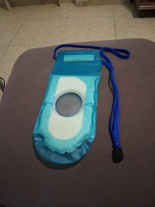 Funda móvil impermeable con cordón