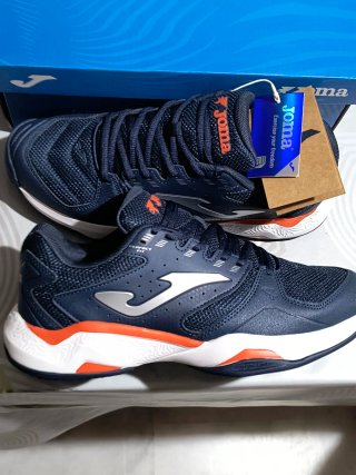 Zapatillas de Padel Joma Talla 40.5 Azules Naranja