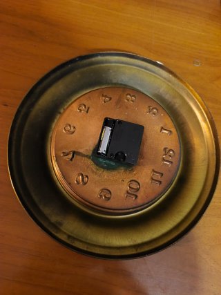 Orologio vintage rame funzionante