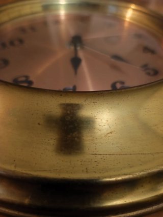 Orologio vintage rame funzionante