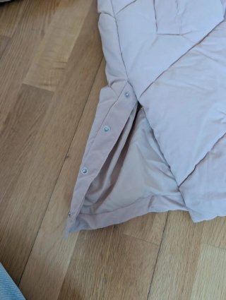Abrigo Zara rosa