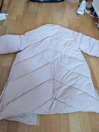 Abrigo Zara rosa