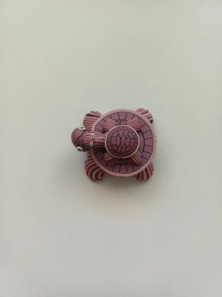 Imán tortuga rosa