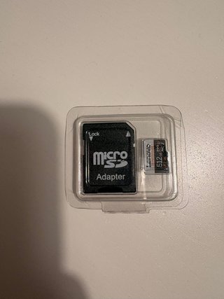 Tarjeta Micro SD Lenovo 512 GB + Adaptador