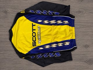 Maillot Ciclismo Vintage SCOTT Racing Amarillo