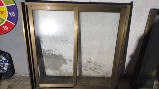 2 Ventanas Aluminio 120x120