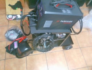 Soldador Parkside 3 en 1 + Cortadora Plasma