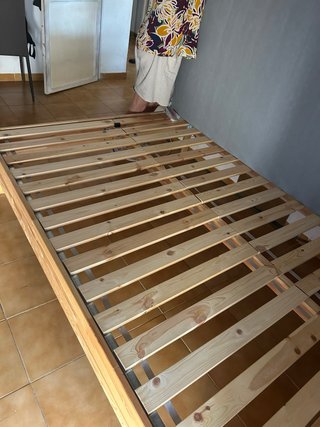 Colchón y Somier de Madera