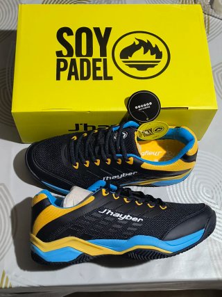 Zapatillas de Padel Jhayber Azul Amarillo Talla 44